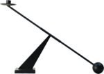 Black Metal Modern Candle Holder Candlestick Holders Decorative Candle Stand, Tapered Candle Holders Home Decoration 19 inch